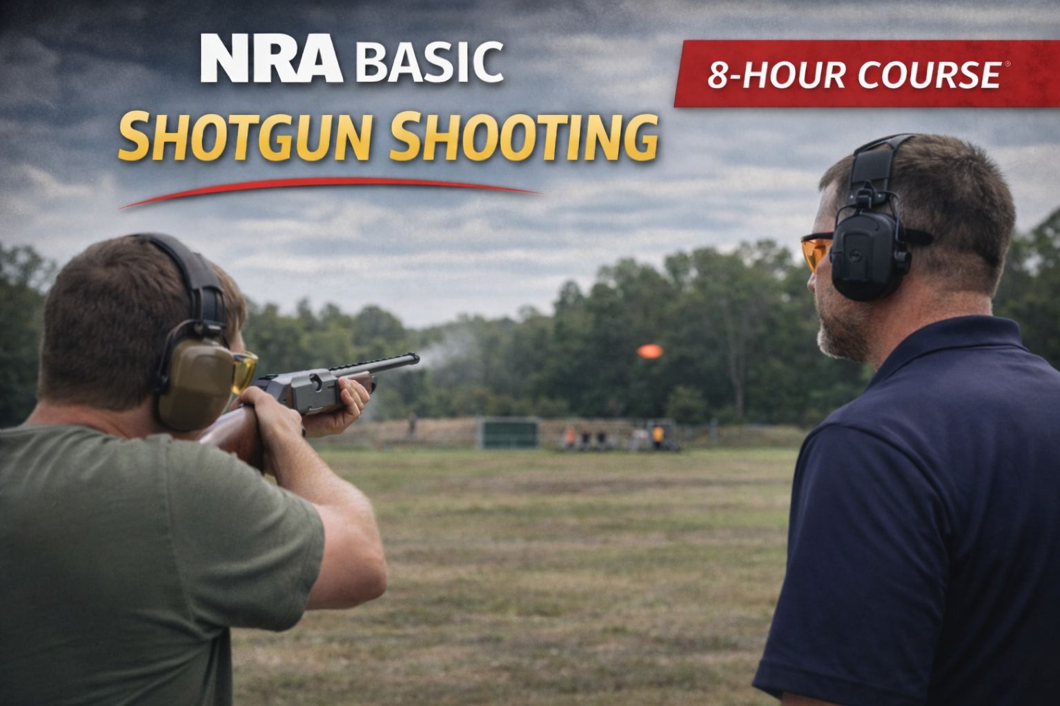 NRA Basic Shotgun Shooting course with instructor-guided live-fire training