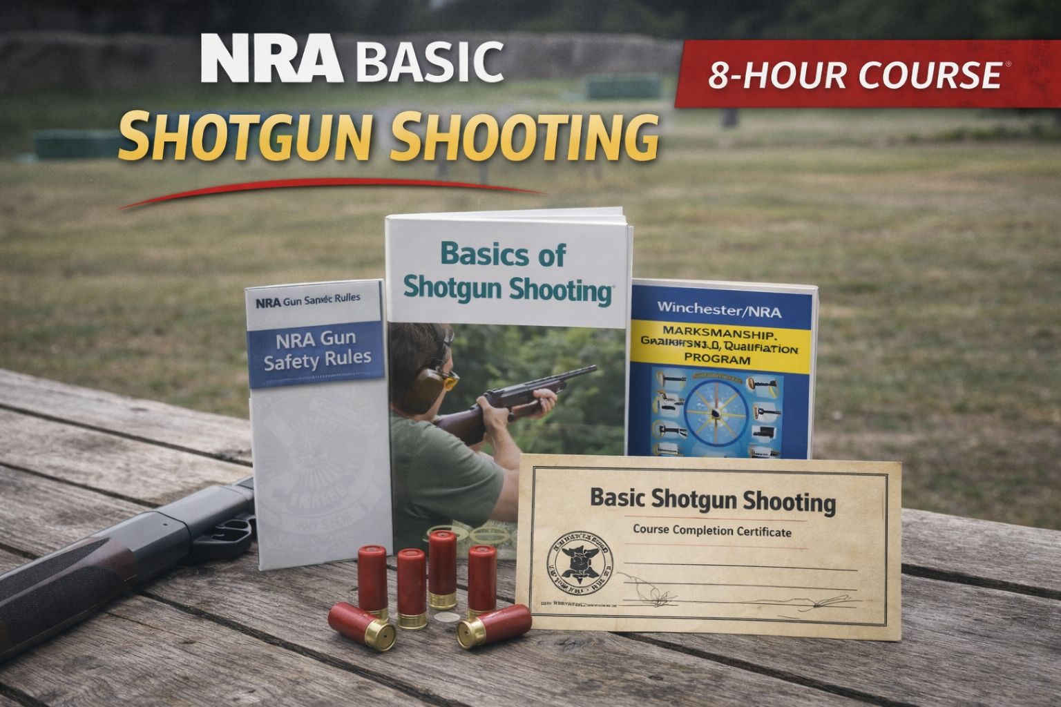 NRA Basic Shotgun Shooting course handbook and training materials