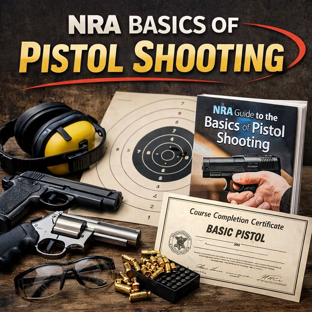 NRA Basics of Pistol Shooting course instruction