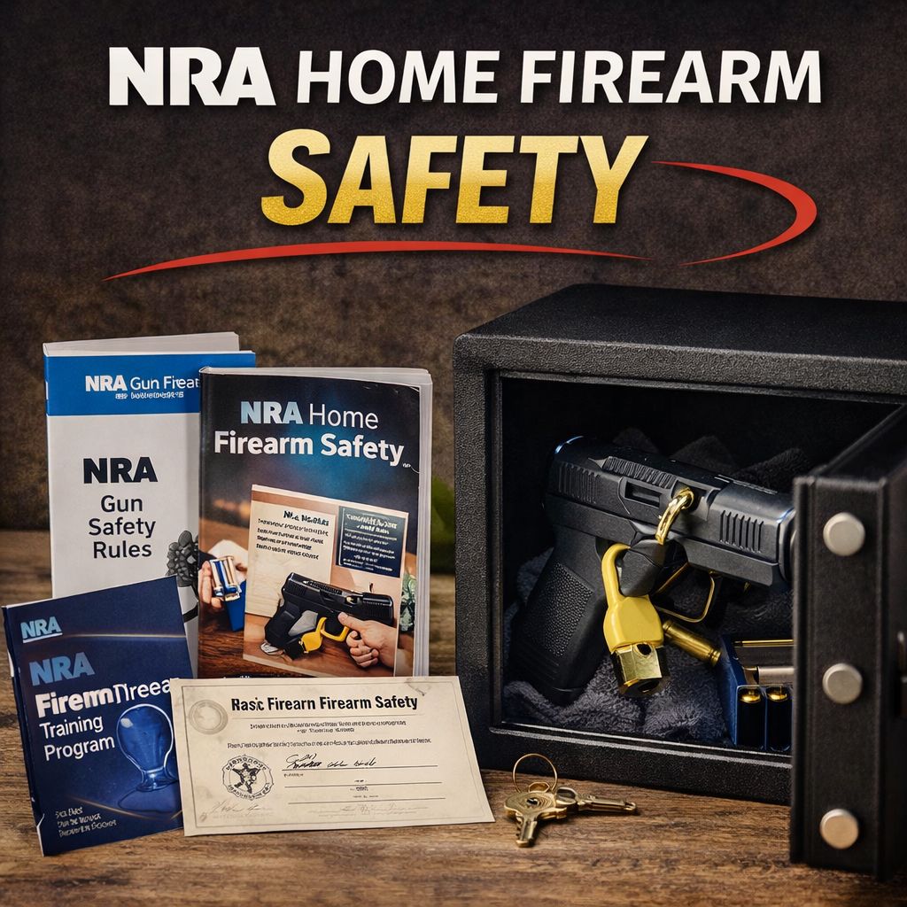 NRA Home Firearm Safety course focusing on safe firearm storage in the home