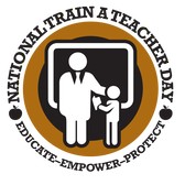 National Train A Teacher Day logo