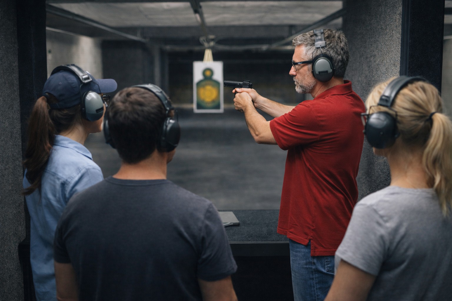 Firearms training orientation for new shooters